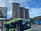 This bus goes to other cities in the Basque area, such as Vitoria, one hour away