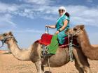 In Morocco, I had the opportunity to ride a camel