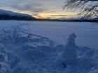 In the winter, the Prestvannet Lake became one of my favorite places on the island to gather my thoughts