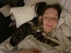 The life of a veterinarian can be tiring, but Justine wouldn't want to be anything else