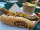 A hotdog, which reminded me of home