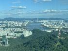 This is an overview of Seoul taken from the second highest point in Seoul, the N Seoul Tower