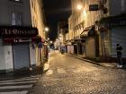 A Parisian street by night