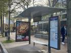 A Parisian bus stop