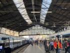 At the Gare St. Lazare ("St. Lazarus Train Station")