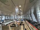 In the train station in Frankfurt, Germany
