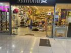A souvenir shop in the central mall; I bought a few things