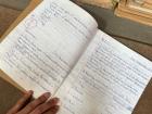 A student's Basic School (elementary) social studies notebook