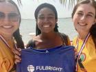 Taliah, Hannah and I finally arrived in the Volta Region!