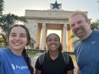 With my Fulbright friends Conrad and Taliah in front of the Black Star Gate in Ghana