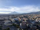 View of Riobamba from my university's campus; the city is set up like a grid and traffic can be crazy at the intersections!