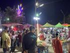 The night market that popped up next to the pond 