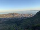 A view of Cape Town from the top of Table Mountain