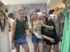 Shopping with my friends!