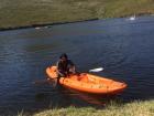 Because of the strong ocean current, Sintu only kayaks when he can make it to a lake more inland