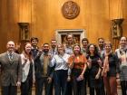 My class and me on a field trip to the U.S. Senate Foreign Relations Committee
