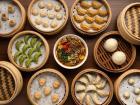 An array of small eats at Din Tai Fung