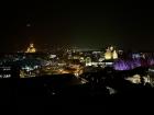 Looking out over Tbilisi at night