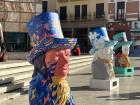 Colorful Goyesque motifs can be found all around the borough of La Magdalena which celebrates Goya
