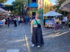 Here I am about to enter the colorful neighborhood of La Boca