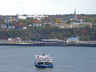 The ferry to cross the St Lawrence River is convenient and only costs $3