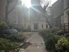 Plantings in a churchyard in Paris