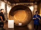 This is a 180 year old cedar barrel used to make the miso