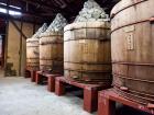 The barrels stay here for two years during the fermentation process