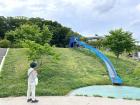 Most playground have a slide like this that goes down hills... they are so fun! [Google Images]