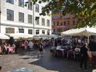 The collection of Italian restaurants that dominate Fiolstræde, a street close to where my classes are held