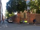 Sankt Peders Kirke (St. Peter's Church) stands right next to one of my classes and has some interesting history 