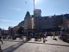 Gammeltorv (Old Market): the plaza that once dominated Copenhagen politics, now dominates the area where my classes are held!