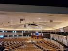 ...though on Tuesday, November 21, we got to enter the Hemicycle; the real deal European Parliament!