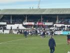 The kids invited on the field at the start of the match