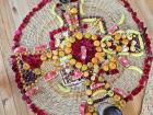 To celebrate our final day, we made a Chakana-shaped fruit medley with all four elements and came together to share our gratitude around this space