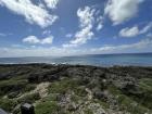 On the southern coast of Taiwan, the ocean was so blue and was very pretty