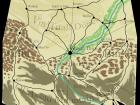 One of my projects involved making art of a made-up place, including maps and a guide!