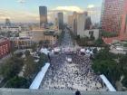 The view from on top of the Monumento a la Revolución