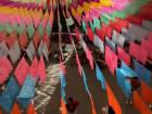 Traditional folkloric dancing and papel picado