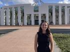 Visiting Australian Parliament to present my research