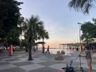 The esplanade was a lively place 