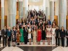 My Fulbright Scholar Cohort in the Parliament Atrium