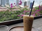 Beating the heat with a Cà Phê Sữa Đá (iced coffee with sweetened condensed milk)