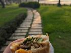 Bánh mì with a beautiful view