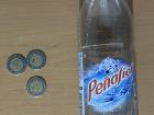 This is Peñafiel, the brand of sparkling water that I drink all the time--it costs about 15 pesos