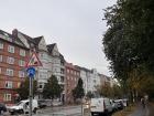 Here's a typical street in Kiel, featuring the classic Kiel grey sky!