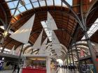 Already, there are decorations being put up in the train station for Kiel's famous sailing festival in June!