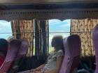 My friend, Cricket, as we were on a bus to visit Coiba National Park. We had to first take a bus to the city of Sona, then take a busito to Santa Catalina