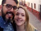 Sam and Melissa in the city of Zacatecas