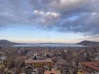 A lookout where you can see the center of Puno along with Lake Titicaca